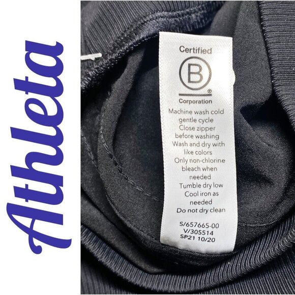 NWT ATHLETA NOLITA WIDE LEG PANTS Stretchy Casual Versatile Black, Size 20 - Picture 10 of 12